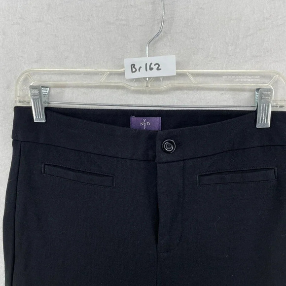 NYDJ Jeans Women's Sz 4 Black Ponte Stretch Leggings Skinny Slim Straight Pants - Picture 11 of 11